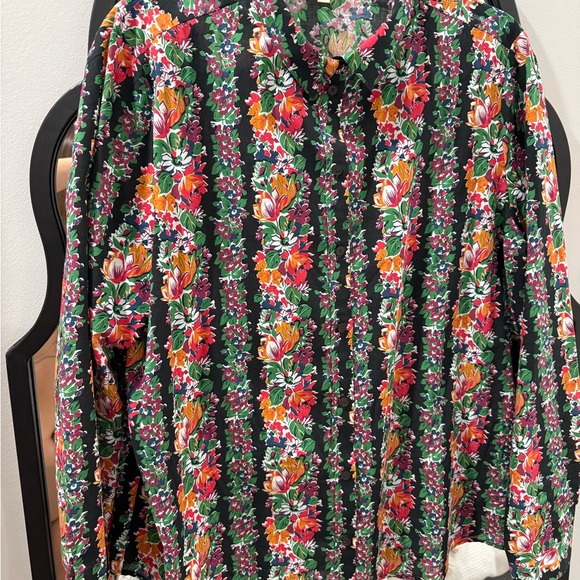 Sezane Pierro Shirt Floral 38/6 - Picture 2 of 6
